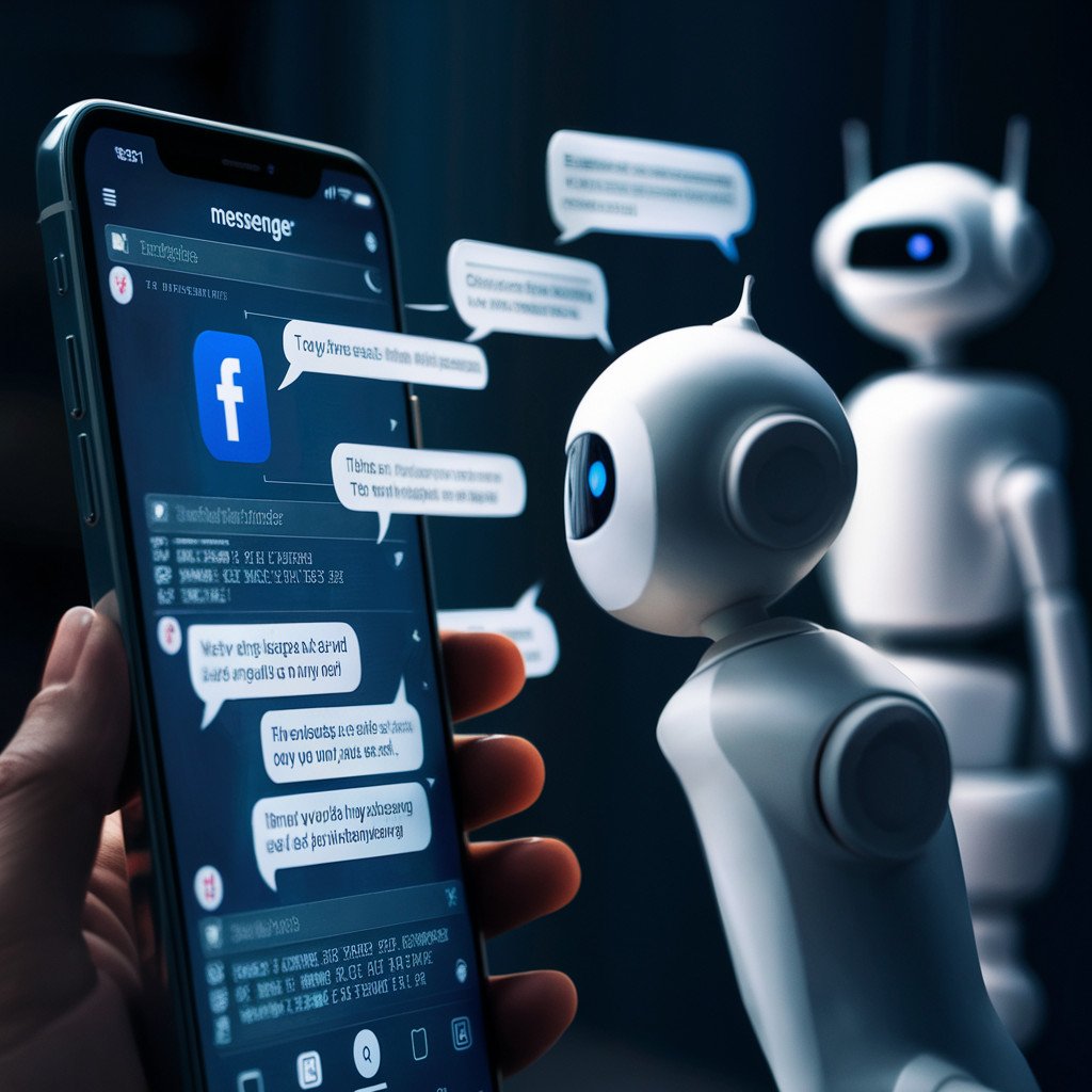 business facebook messenger chatbot in action